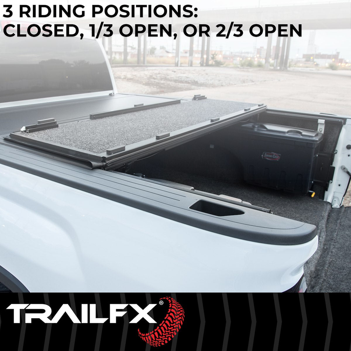 TrailFX Hard Folding Tonneau Covers TFX3711 product image 5