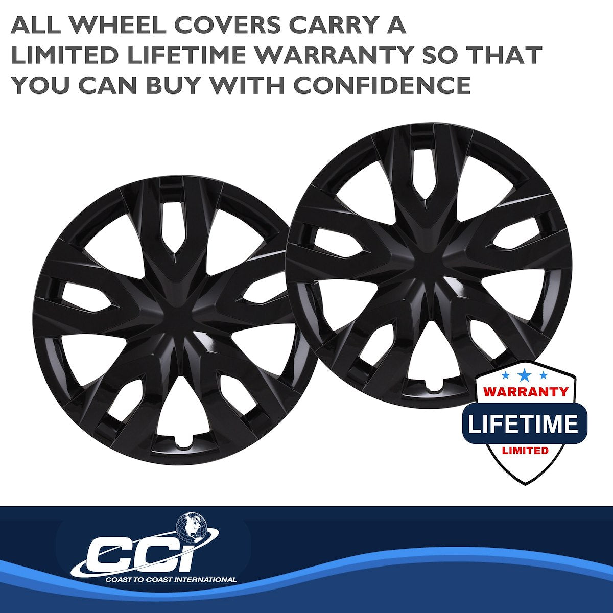 Coast2Coast Universal Wheel Covers IWC55617BLK product image 4