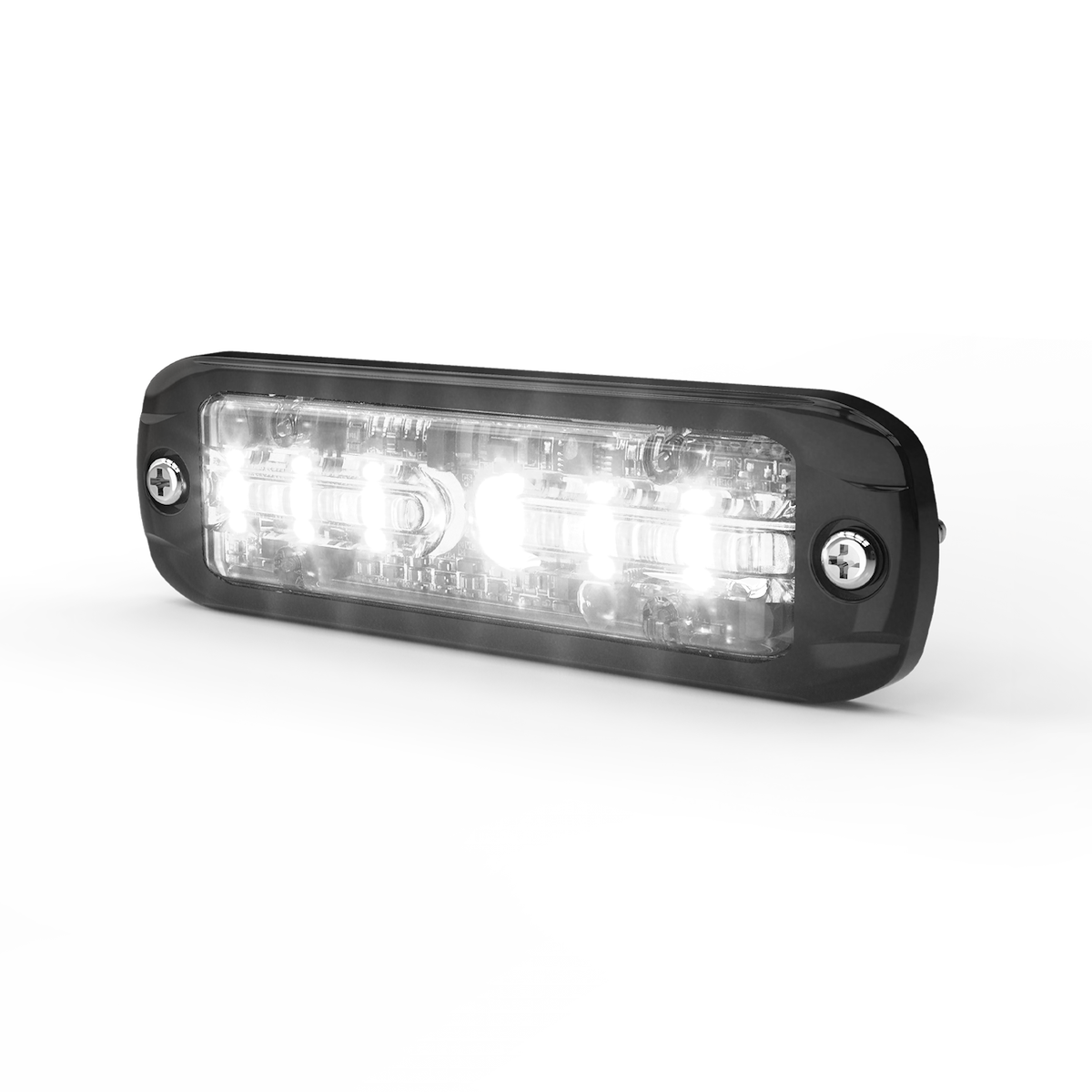 Ecco Electronic Warning Light, ED Series, 4-3/4 in Length x 0.37 in Width x 1.4 in Height, Directional LED - ED3802AW