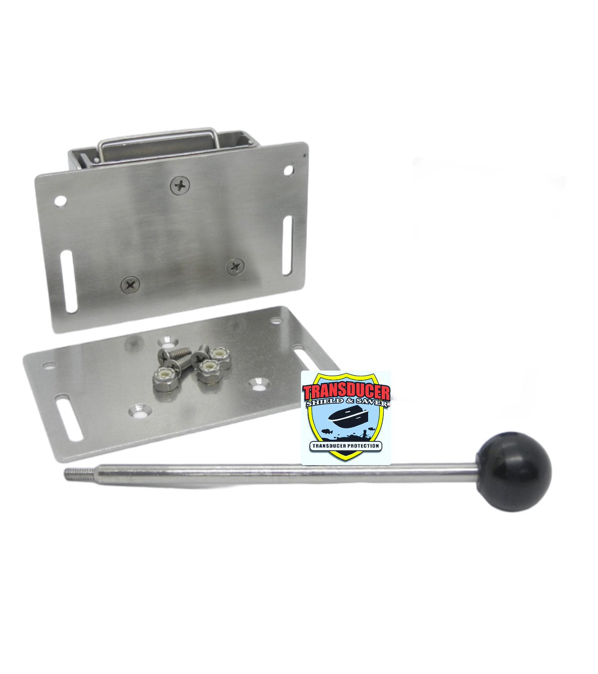 Transducer Shield & Saver Transducer Mount, Stainless Steel, With Stainless Steel Hardware - SBB-5