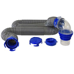 Duraflex Sewer Hose, 15 ft Extended Length, 53 in Compressed Length, 3 in Hose Diameter - 22003