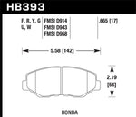 Hawk Performance Disc Brake Pads HB393F.665 product image 2