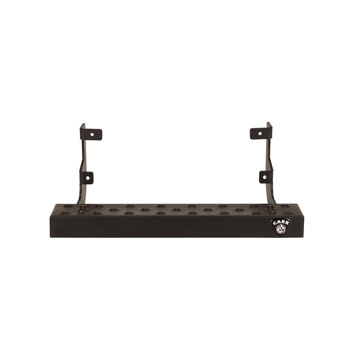 Carr Truck Step, 20 in Flat Step, Powder Coated Black Steel, 500 lb Capacity - 451001-1