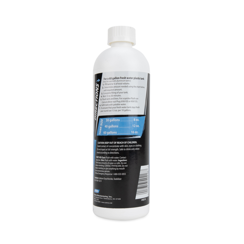 Camco Fresh Water System Cleaner, Cleans Up To 60 gal Tank, 16 oz Bottle - 40218