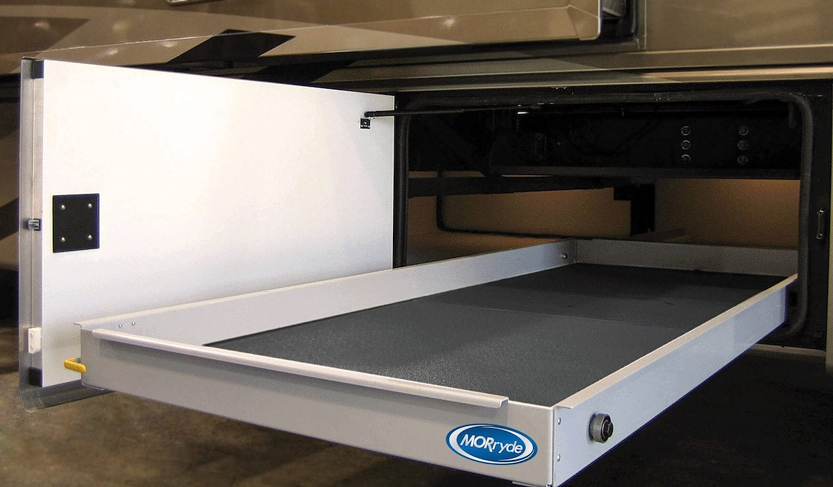 MOR/ryde Cargo Slide, 800 lb Capacity, 90 in Depth x 36 in Width, 2 Way Pull - CTG60-3690W