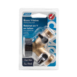 Camco Fresh Water Fill Hose Shut Off Valve, Brass, Complies With CA and VT Regulations For Brass Content - 20123