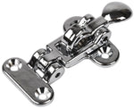 Sea Dog Door Latch Lock, Chrome Plated Brass, 4 in Length x 2 in Width x 15/16 in Depth - 222110-1