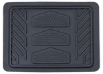 Plasticolor Floor Mat, Black, 4 Piece - 001671R01