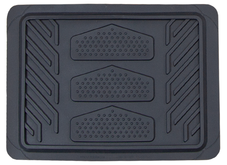 Plasticolor Floor Mat, Black, 4 Piece - 001671R01