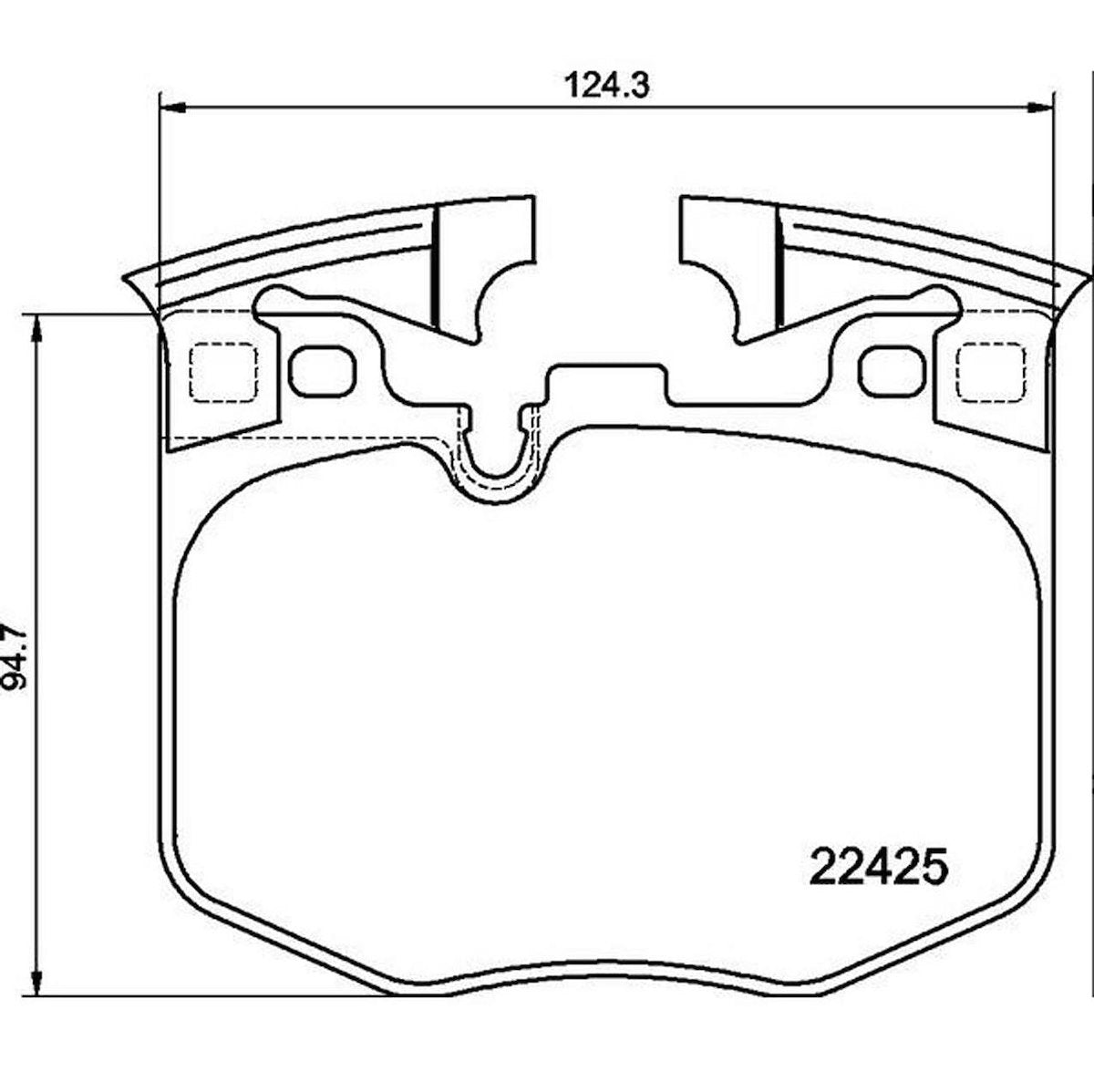 Brembo Brake Pads P06099 product image 4