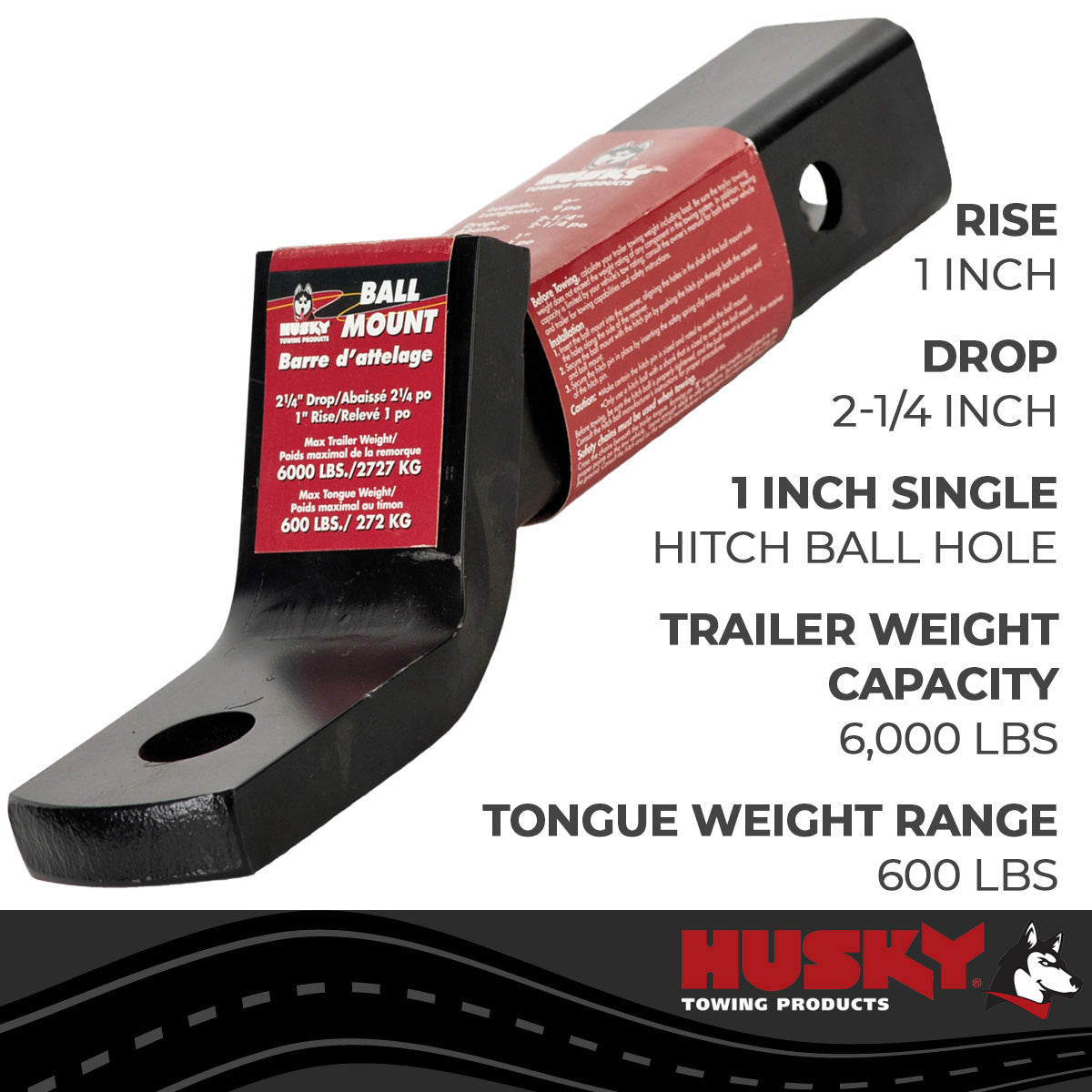 Husky Towing Ball Mounts, Hitch Balls & Shanks 31360 product image 3