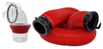 Valterra Sewer Hose, 10 ft Extended Length, 25 in Compressed Length, 3 in Diameter - D04-0114