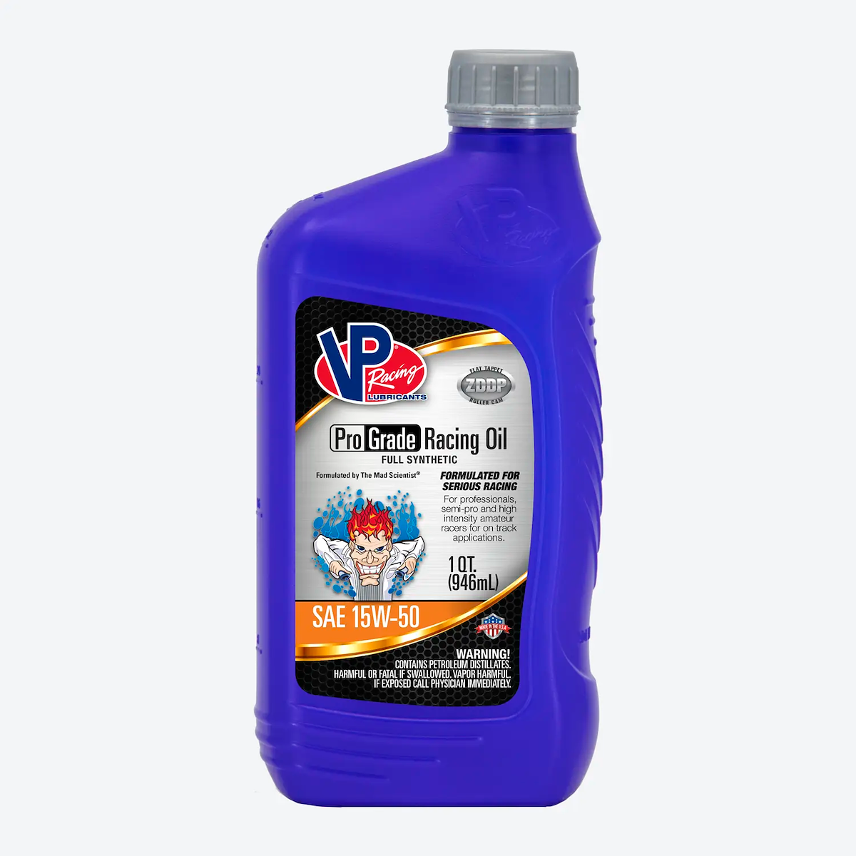 Vp Racing Oil, SAE 15W-50, 1 qt Bottle - 2755