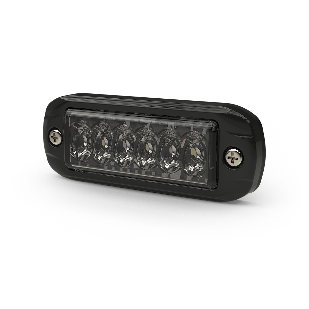 Ecco Electronic Warning Light, ED3600 Series, 3.7 in Length x 0.5 in Width x 1.4 in Height, Dual Color - Amber/White - ED3602AW