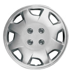 Coast2Coast Wheel Cover, 15 in, 8 Spoke, Spring Steel Clip, Set Of 4 - IWC12415S