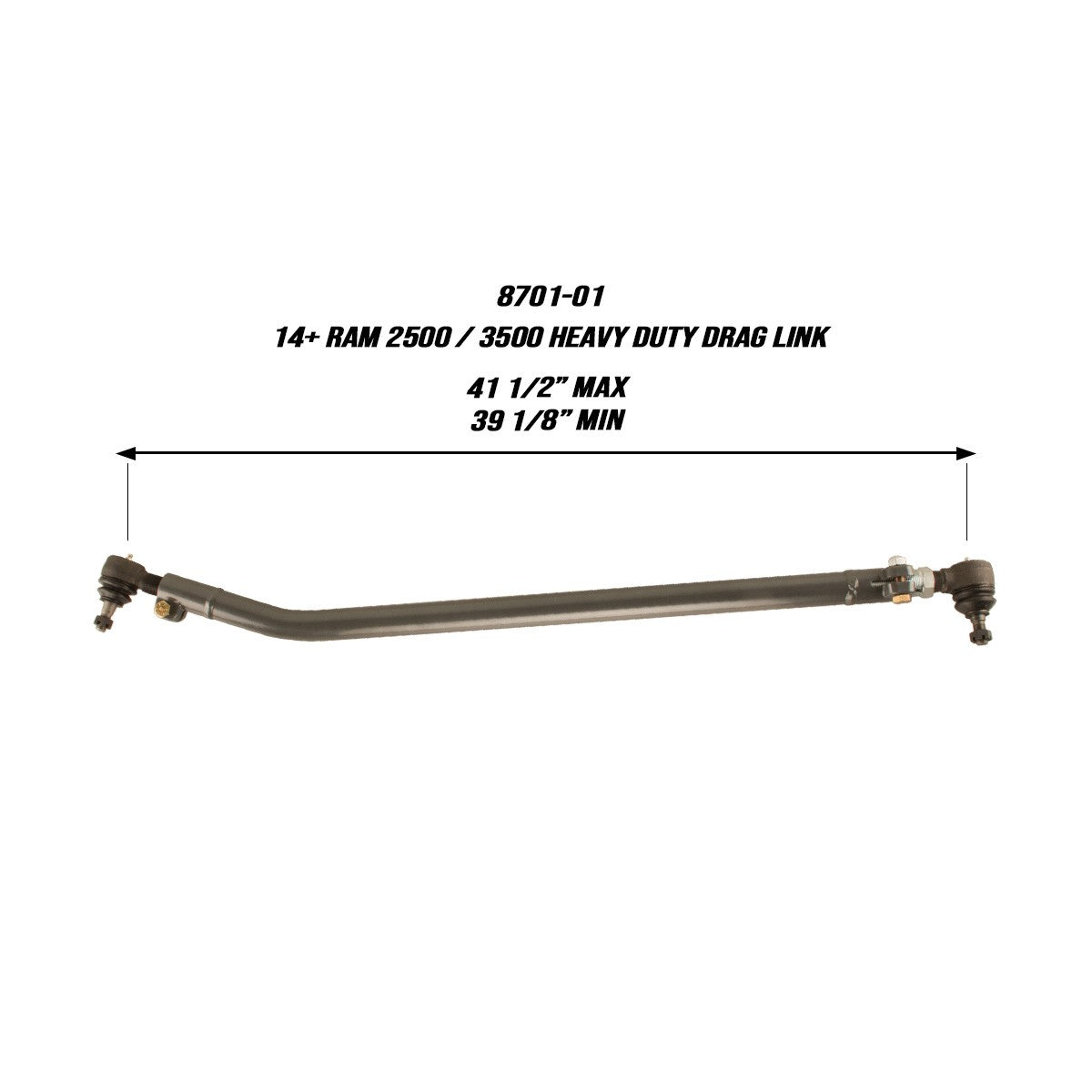 Synergy Manufacturing Drag Link, For Use With 0 To 4 in Lift - 8701-01