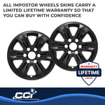 Coast2Coast Wheel Skins & Styled Wheel Covers IWCIMP387BLK product image 3