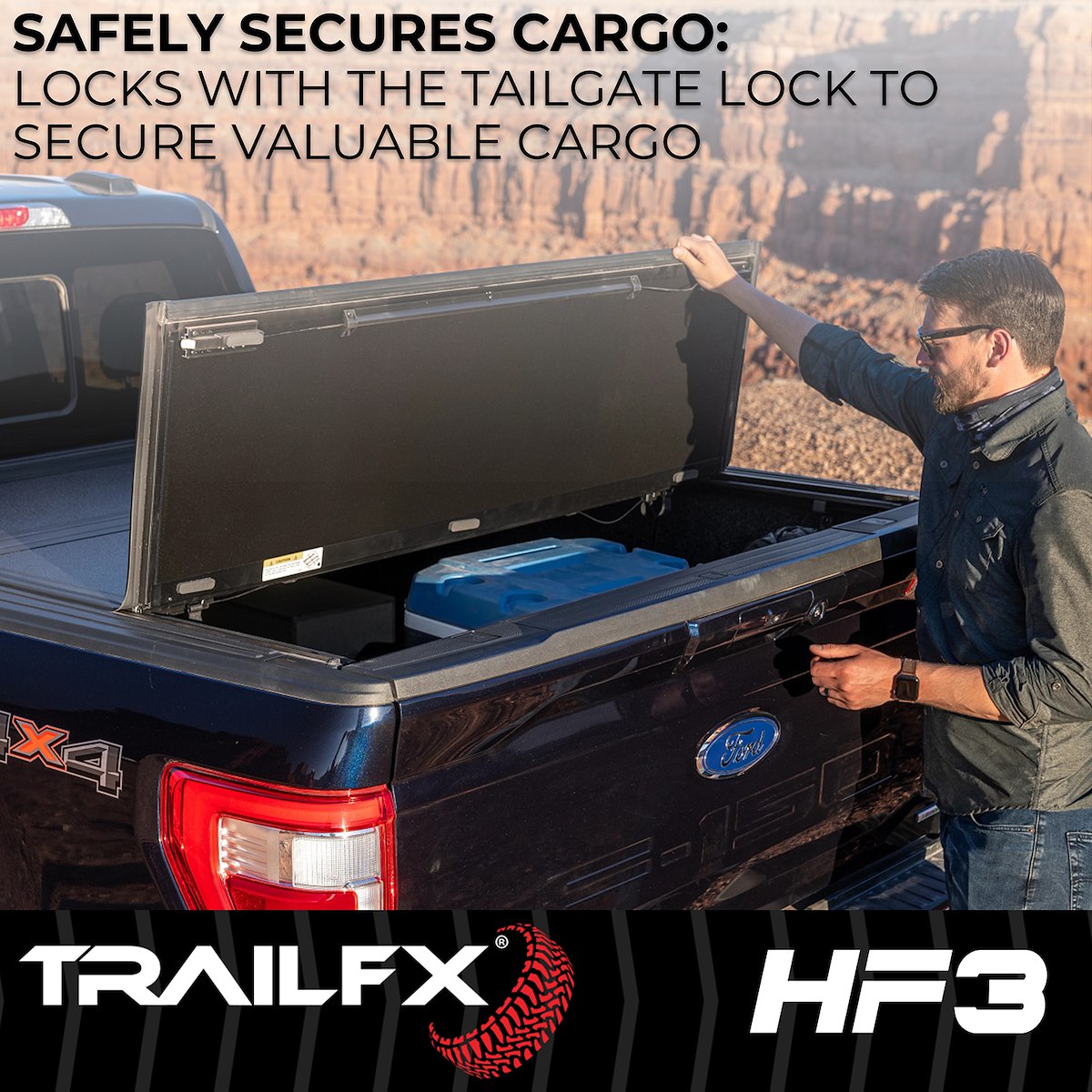 TrailFX Hard Folding Tonneau Covers TFX8006 product image 8