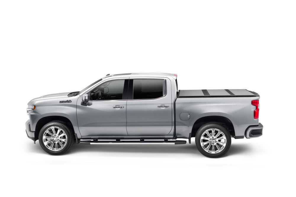 Extang Tonneau Cover, 2 Folds/3 Panels, Textured Black, 1 in Thick EnduraShield Panels With Aircraft-Grade Aluminum Frame - 88653