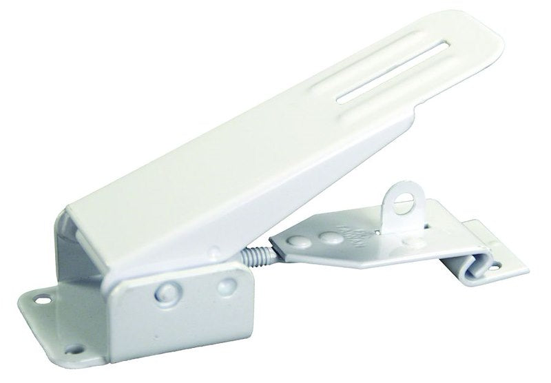 JR Products Pop Up Camper Latch, White, Steel - 10845