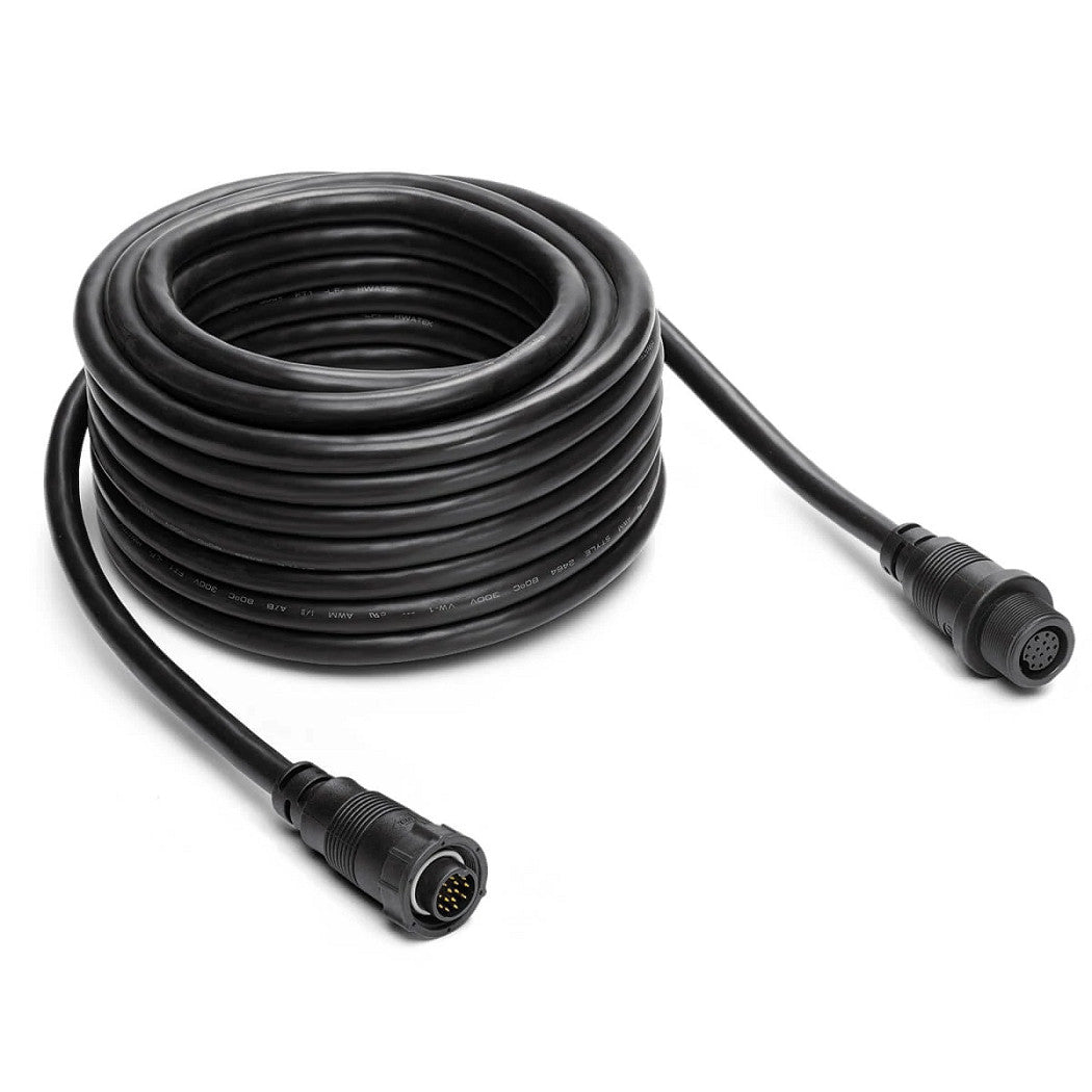 Humminbird Transducer Extension Cable, EC M3 14W30, Use To Extend Cable Length Of Compatible 14-Pin Transducer, 30 ft Length - 720106-2