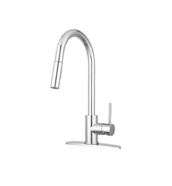 Dura Faucet Faucet, Chrome Plated, Ceramic Disc Valve - DF-MK530SLK-CP