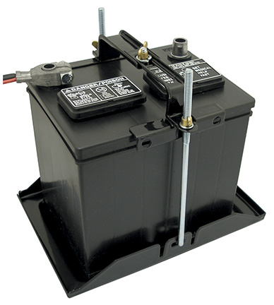 WirthCo Battery Hold Down, Black, Carbon Steel - 21073-7