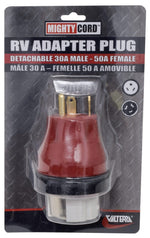 Valterra Power Cord Adapter, 30 amp Male To 50 Female, 30 amp - A10-3050DAVP