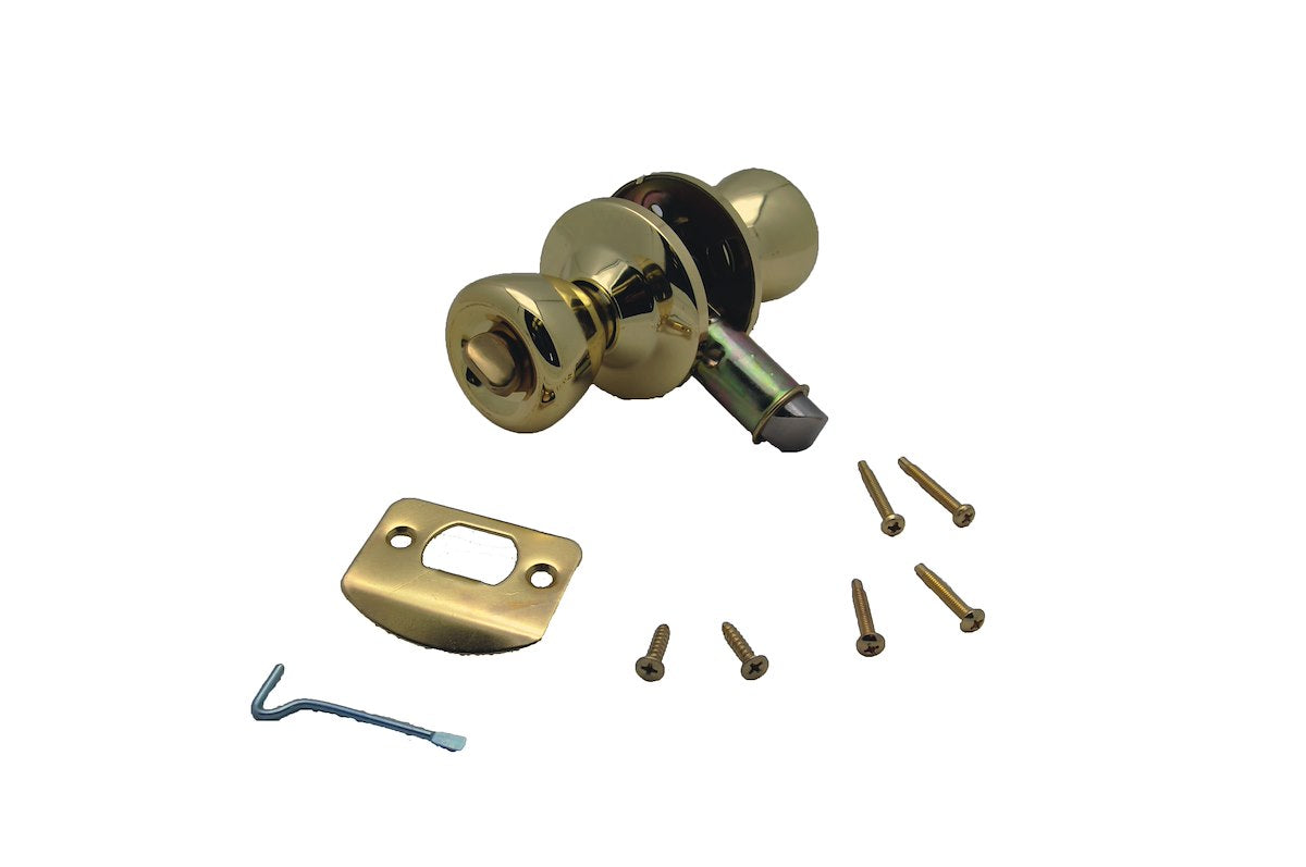 AP Products Entry Door Handle, Brass - 013-202