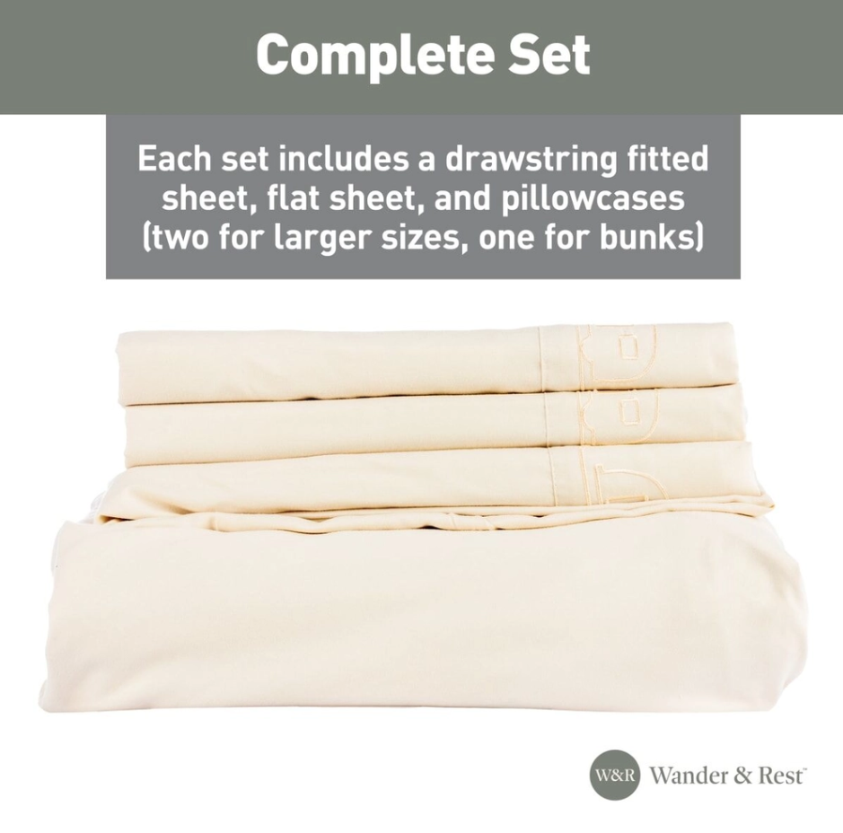 Lippert Bed Sheet, Fits Up To 14 in High Mattress - 2024121144
