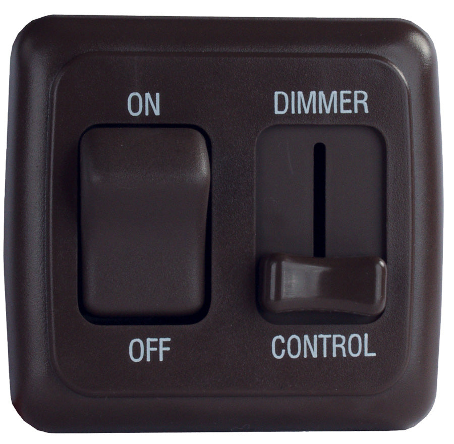 Valterra Dimmer Switch, Use With Any LED Compatible Bulb Or Fixture, 15 amp/12 V DC, Black - DGLD25VP