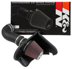 K&N Cold Air Intake, 63 Series AirCharger, Black Polyethylene Tube, Red Filter - 63-3092