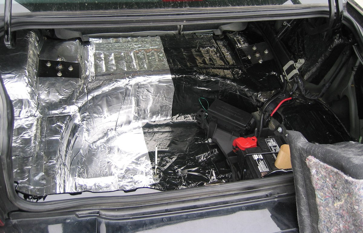 HushMat Sound Dampening Kit, Use To Reduce Heat And Noise, 1.5 Millimeter Thickness, Butyl With Aluminum Backing - 10300