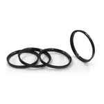 Coyote Wheel Accessories Wheel Hub Centric Ring, 78.1 Millimeter Inside Diameter, 106 Millimeter Outside Diameter, Black, Set Of 4 - 106-7810