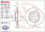 Brembo Brake Rotors 09A40711C02 product image 3