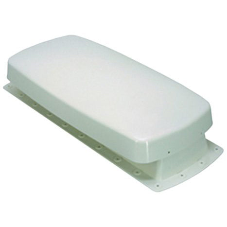 Barker Mfg. Refrigerator Vent, 22 in Length x 9-3/4 in Width, Off White - 12603