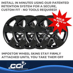 Coast2Coast Wheel Skins & Styled Wheel Covers IWCIMP345BLKN product image 4