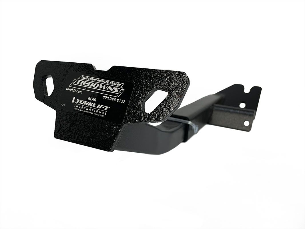 Torklift Camper Tie Down, No Drilling Required, Black, Forged Steel, Set Of 2 - C3221