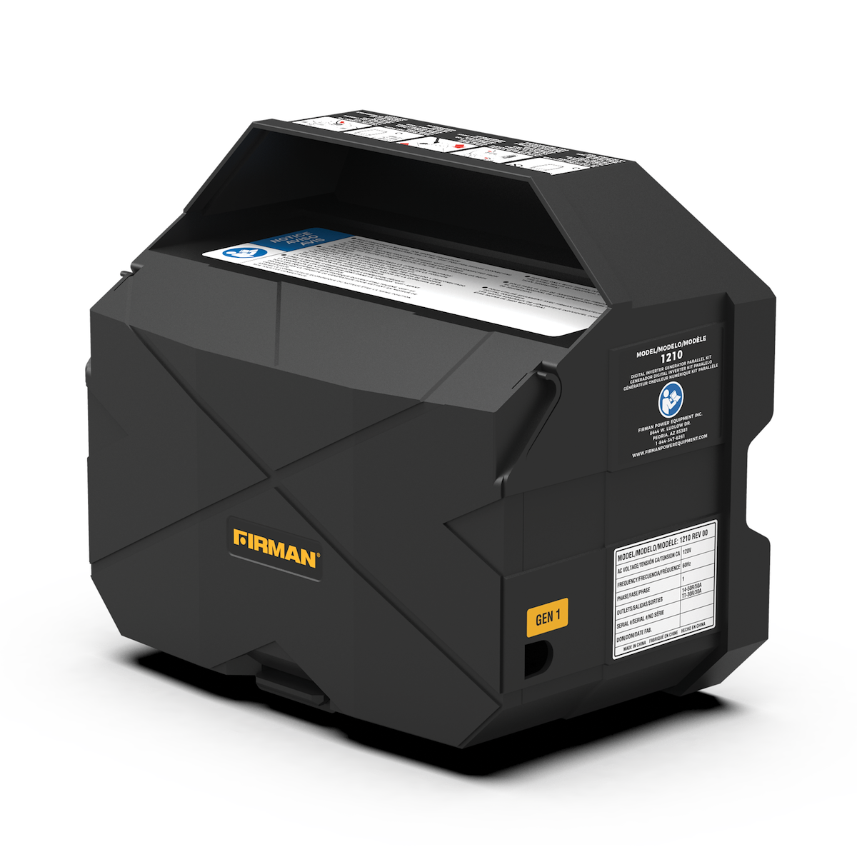 Firman Generator Parallel Kit, Use To Combine The Power Of Two 2100/3300 Watt Inverter Generator, 50/30 amp, LED Panel - 1210