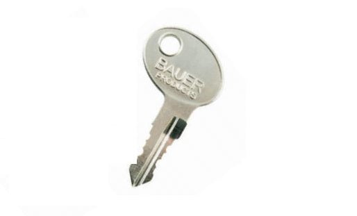 AP Products Key, Replacement Key For Bauer RV900 Series Door Lock, Key Code 951 - 013-689951