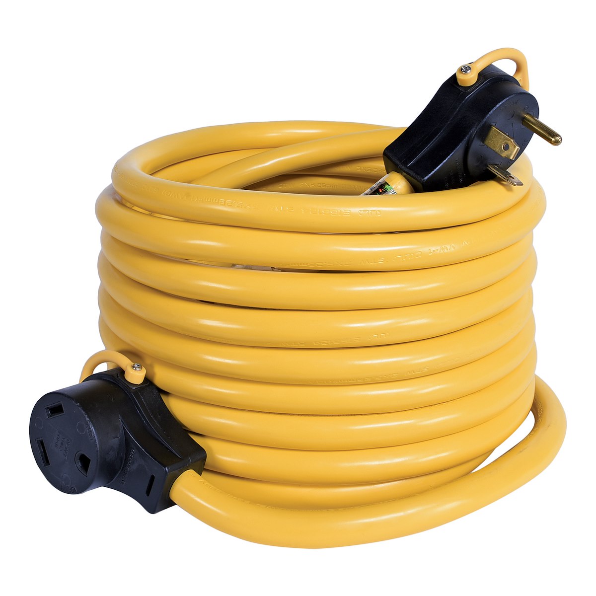 Arcon Power Cord, 3 Pin Male Plug And Female Socket Ends, 30 amp, 25 ft Length - 11533