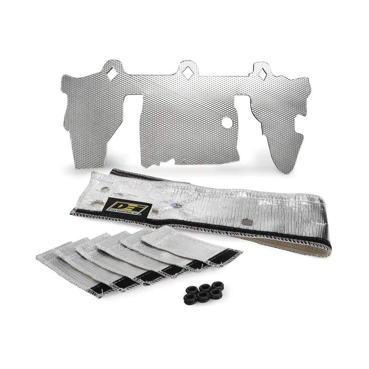 Design Engineering Fuel Injector Heat Shield, High Temperature Glass Fiber Fabric With Aluminized Outer Skin - 10378