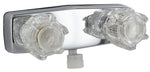 Phoenix Products Shower Control Valve, 2 Valve, Brass Compression Valve, 4 in Center Distance - PF213324