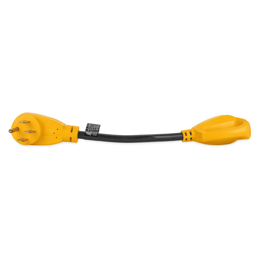 Camco Power Cord Adapter, 50 amp Male To 30 amp Female, 50 amp Dogbone - 55175