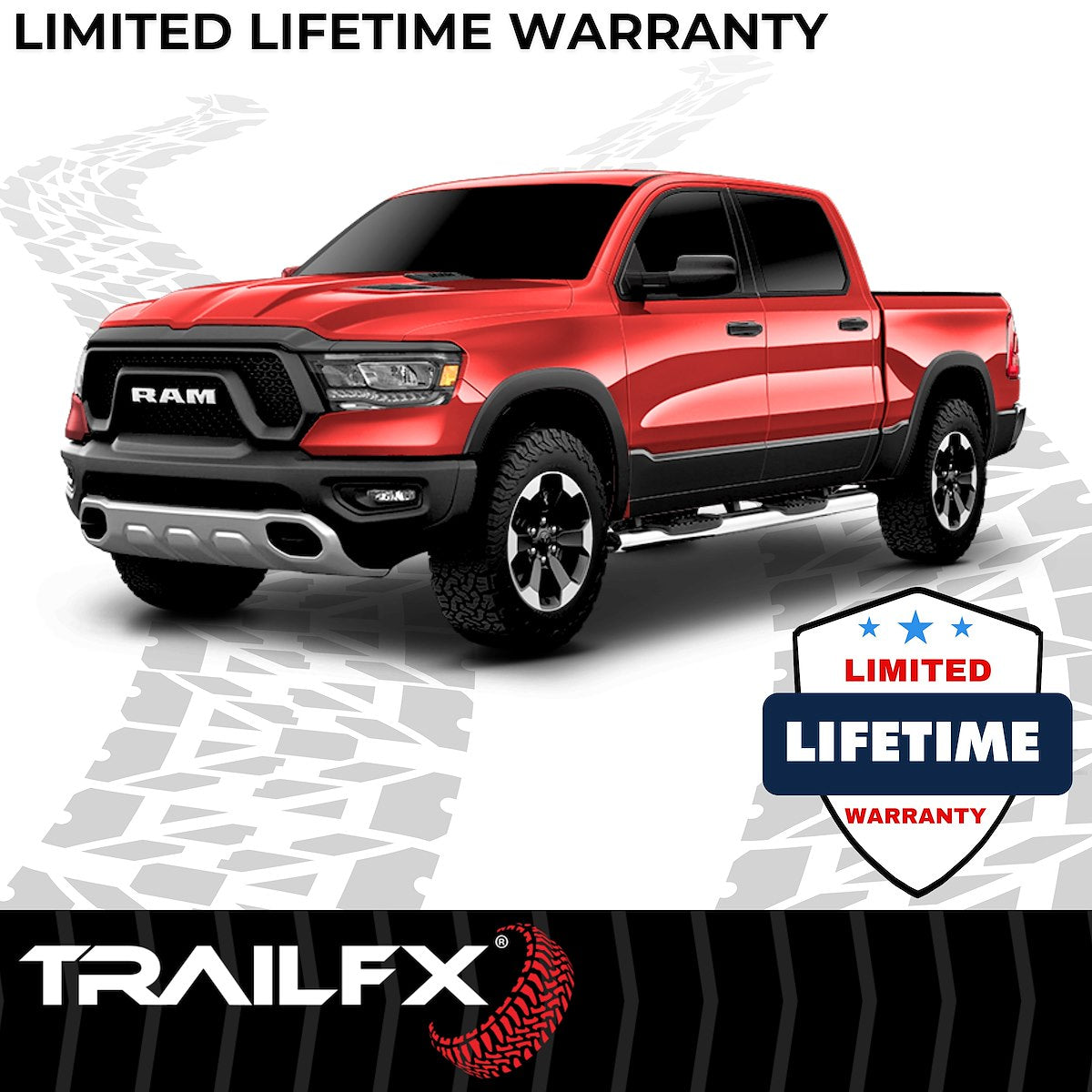 TrailFX Running Boards & Nerf Bars A7055S product image 8