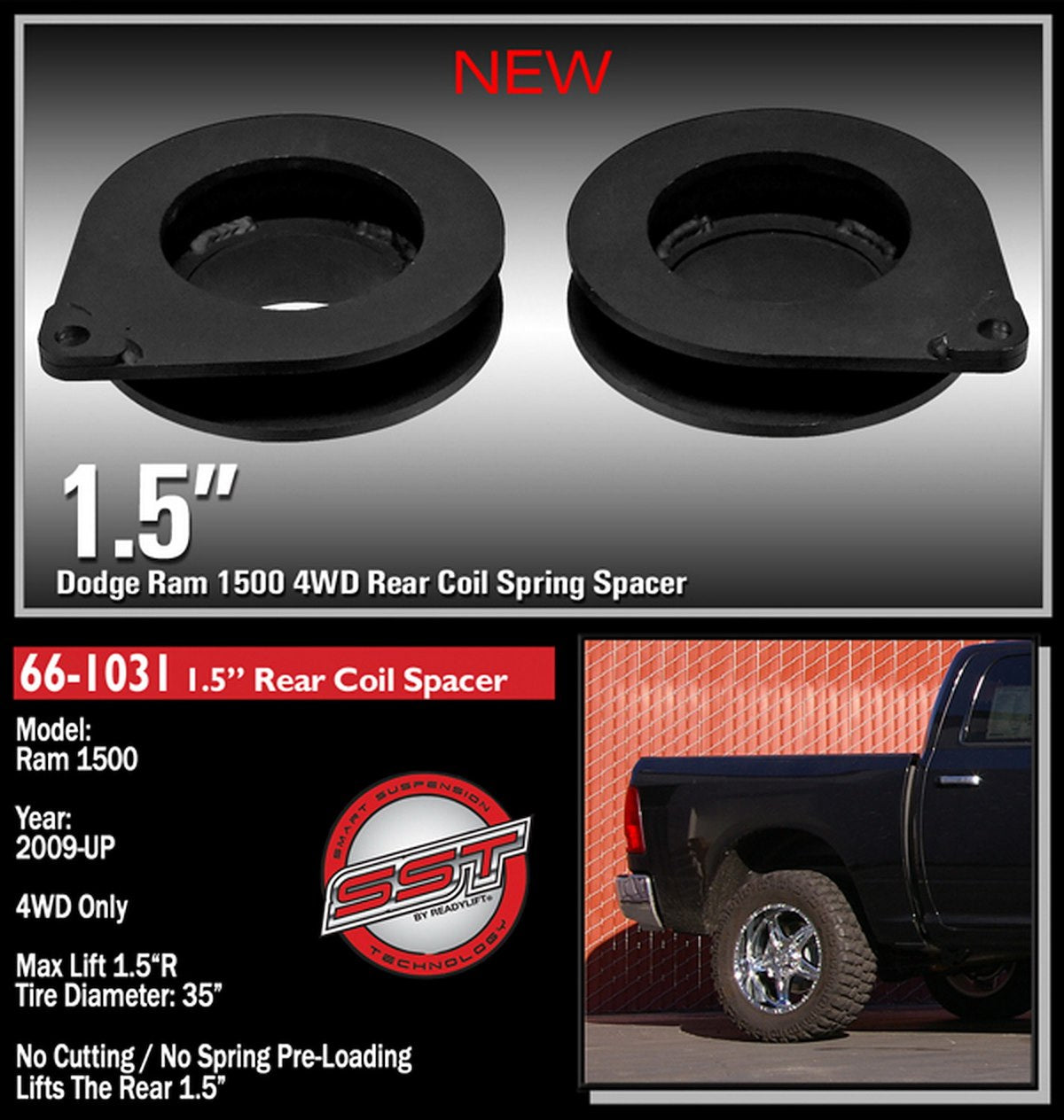 ReadyLift Coil Spring Spacer 66-1031 product image 2