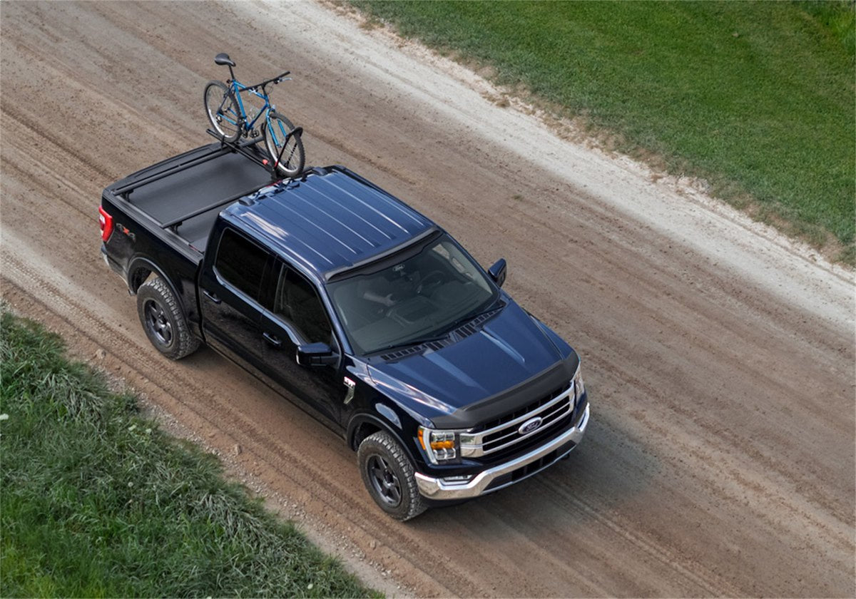 Roll-N-Lock Tonneau Cover, M-Series XT, Black, Vinyl Over Aluminum - 223M-XT