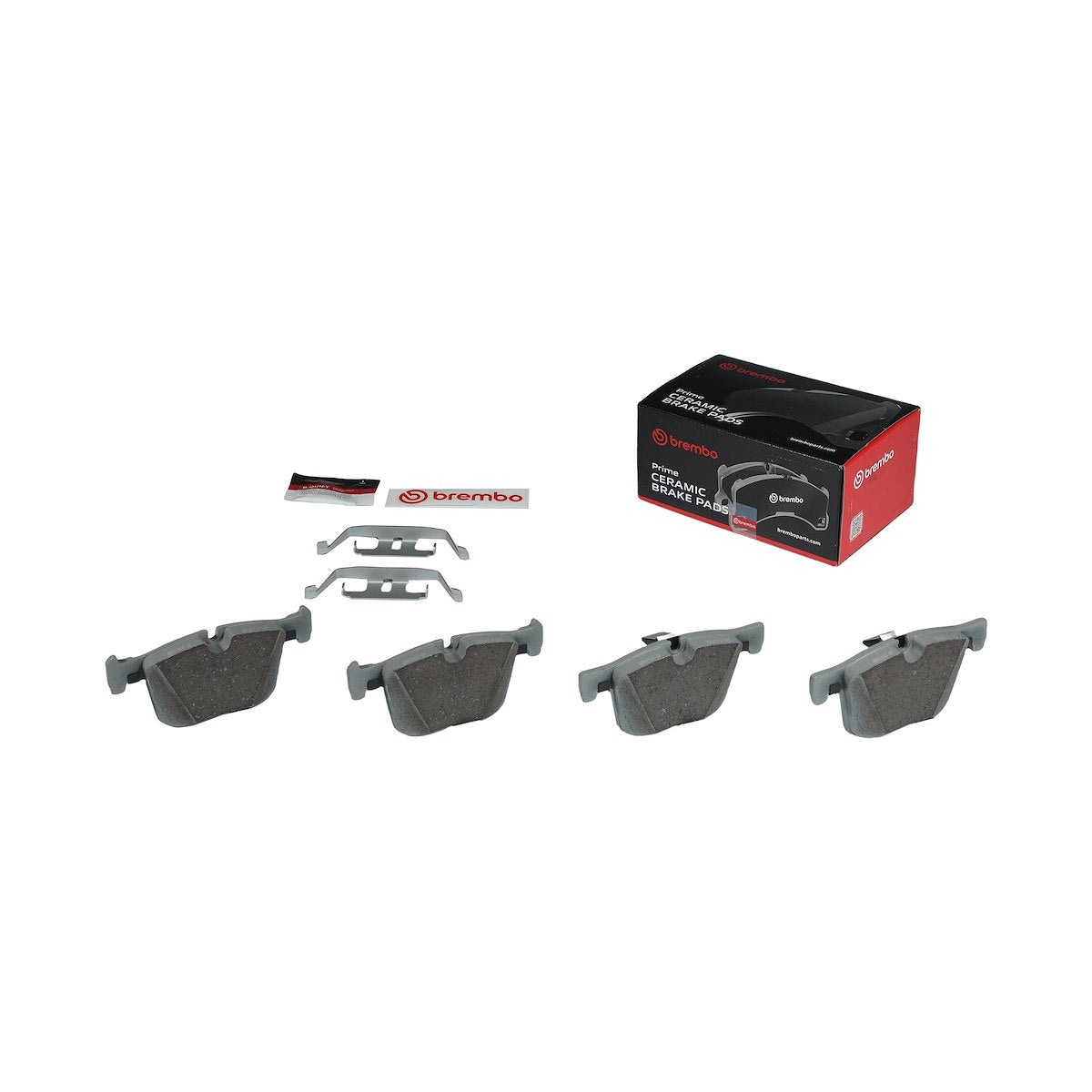 Brembo Brake Pad, FMSI Number D1561-8772, Ceramic, Set Of 4 - P06075N
