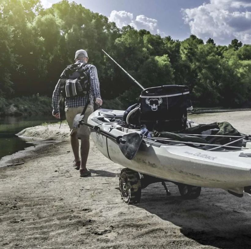 Railblaza Kayak/Canoe Carrying Cart, 170 lb Static Loading Capacity, 25.3 in Width x 16 in Height - 50-0014-71