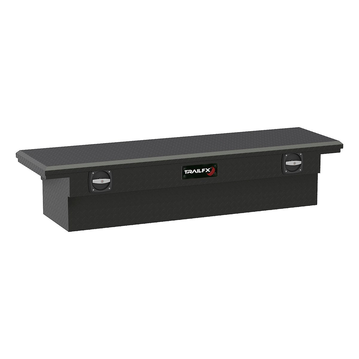 TrailFX Tool Box, Matte Black, Aluminum, 19-1/4 in Length x 69 in Width x 13-1/2 in Height - 120693C